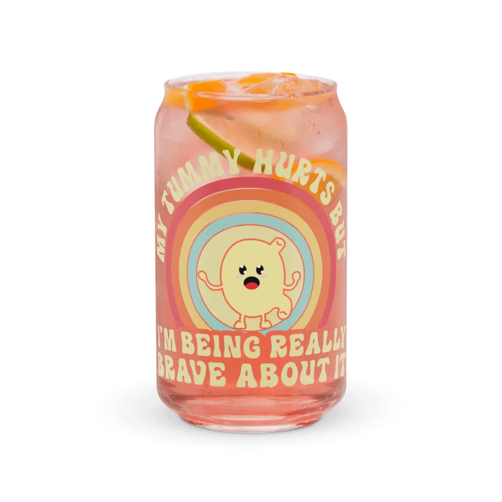 My Tummy Hurts Cup With Lid And Straw product image (7)