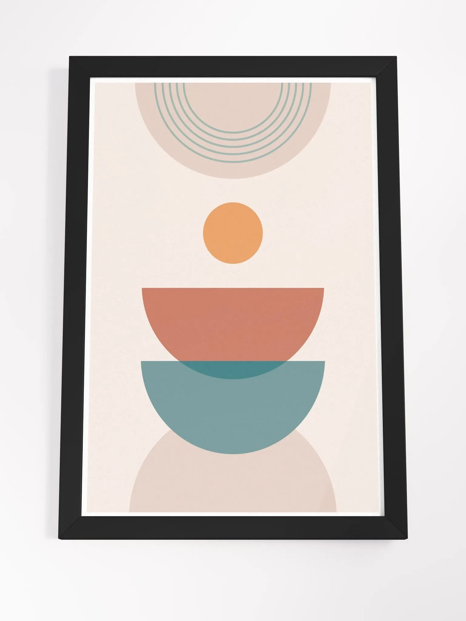 Geometric Harmony Framed Art Print product image (22)