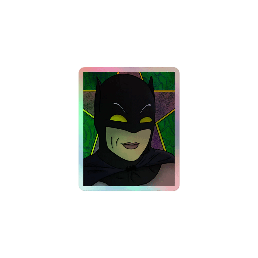 The winged crusader Holographic Sticker product image (1)