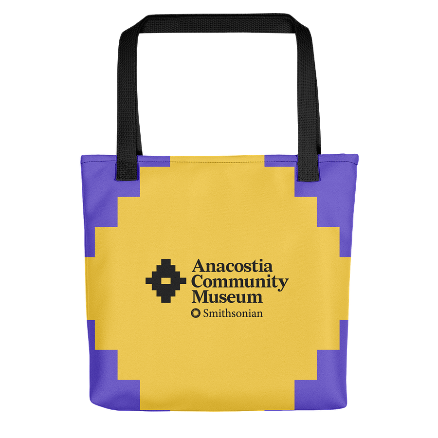 Powered by the People Tote (Purple/Yellow) Image 3