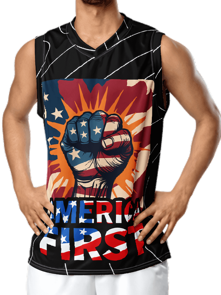 Basketball Jersey: America First product image (1)