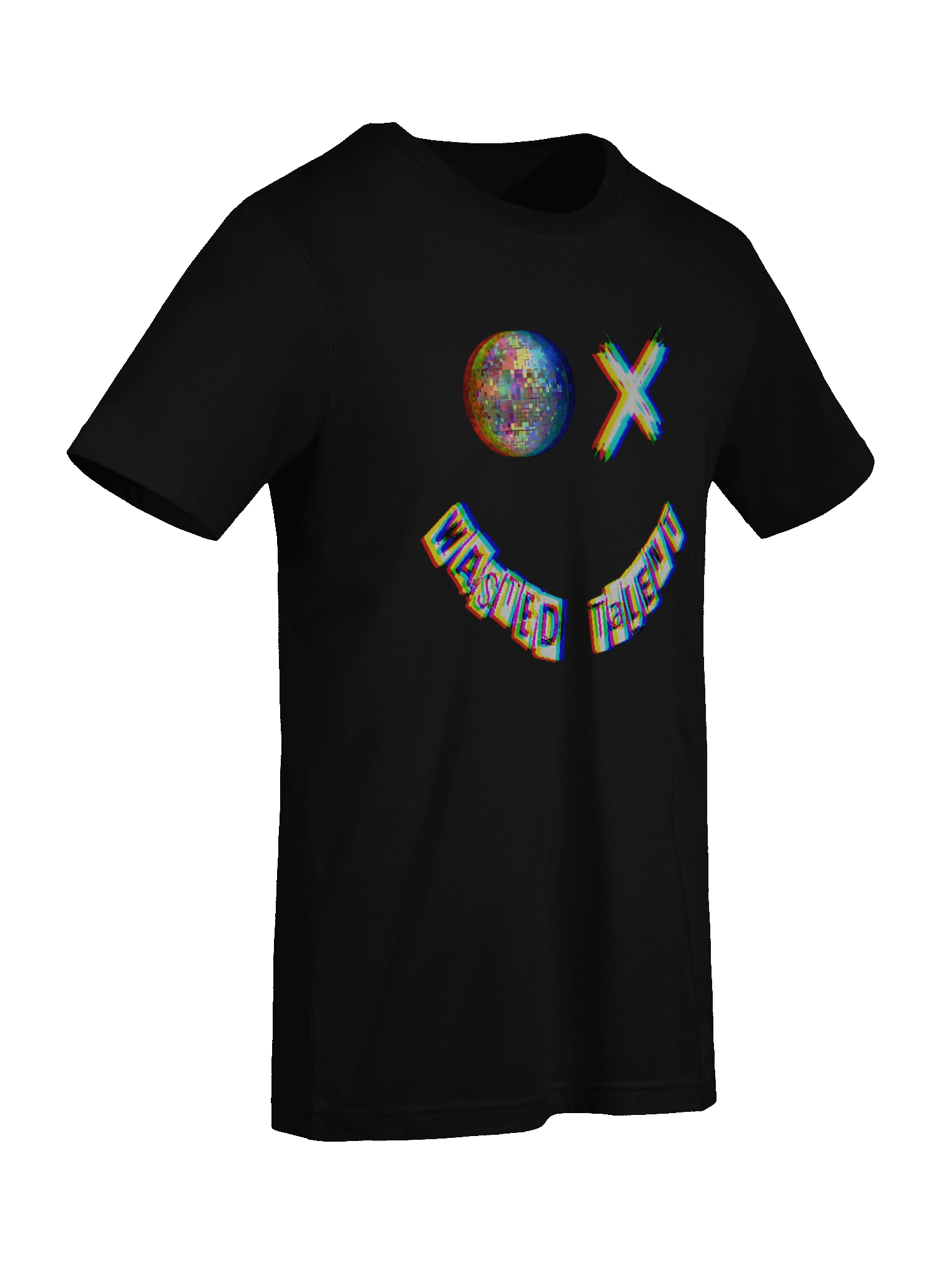 LIGHTWEIGHT OG GLITCH LOGO SMILEY Wasted Talent T-Shirt product image (9)