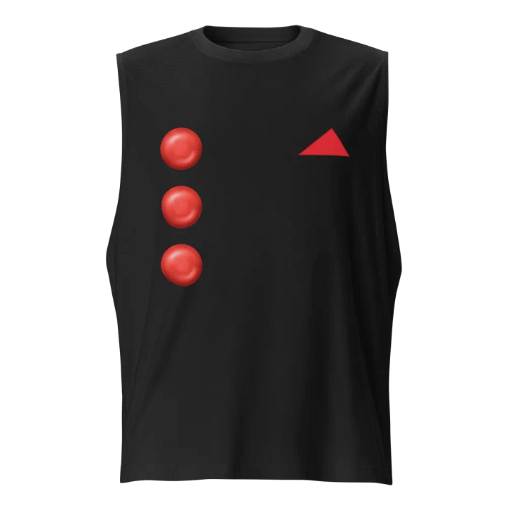 Red Button and Hankie Muscle Tank product image (1)