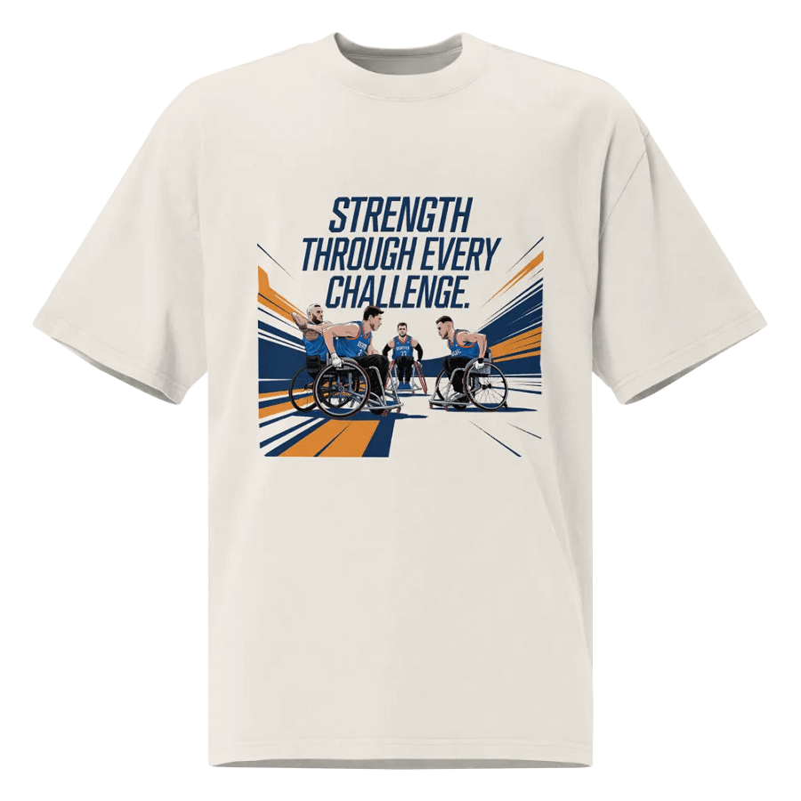 Wheelchair Basketball Strength Tee product image (2)