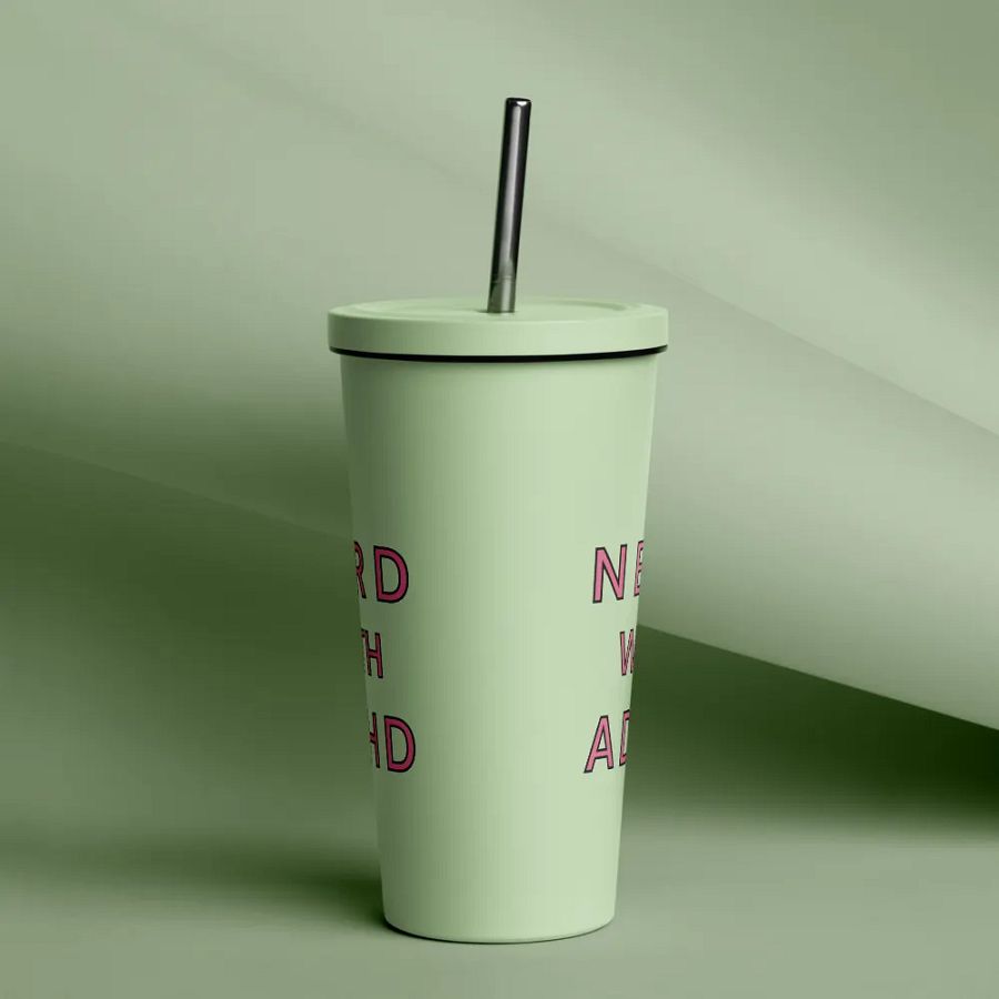 Nerd With ADHD Insulated Tumbler product image (9)