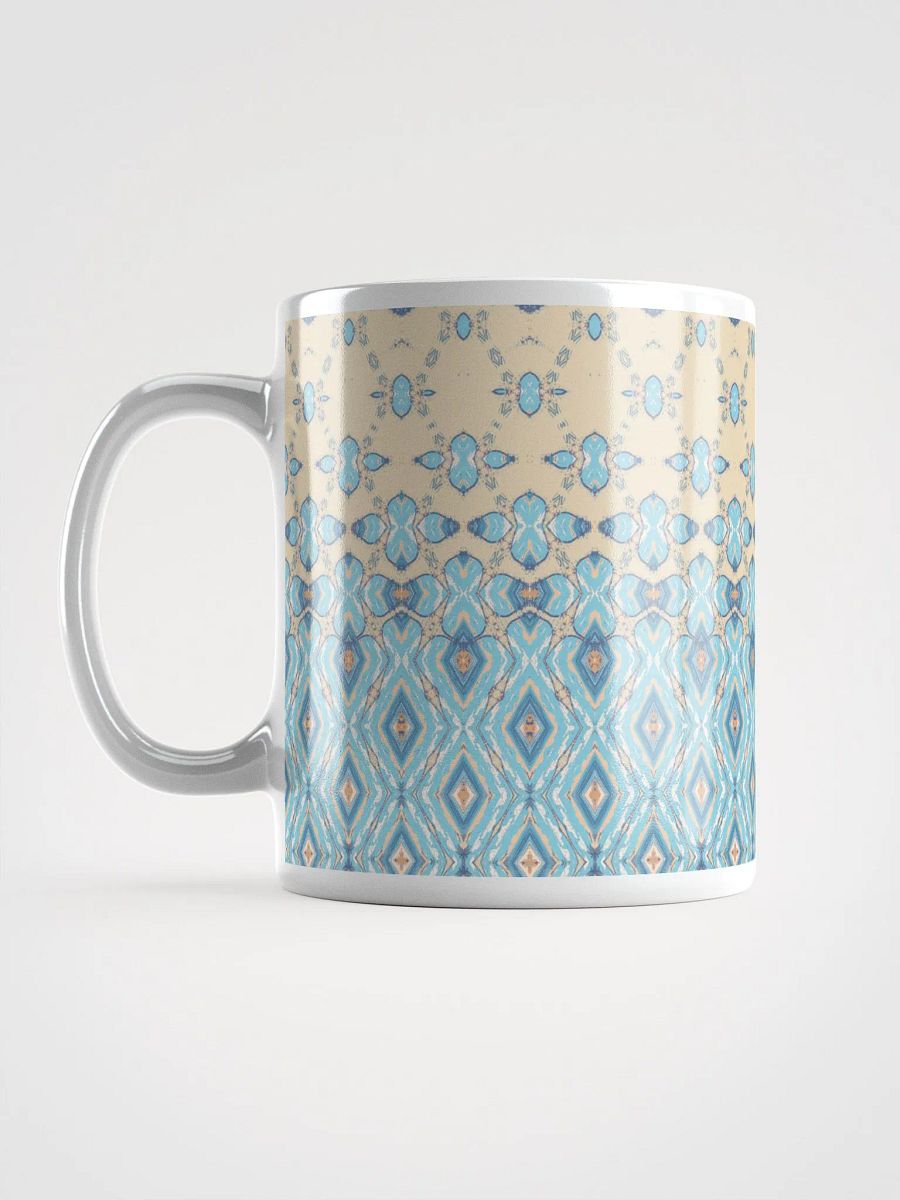 Blue & Cream Diamond Metamorphosis Ceramic Mug product image (6)