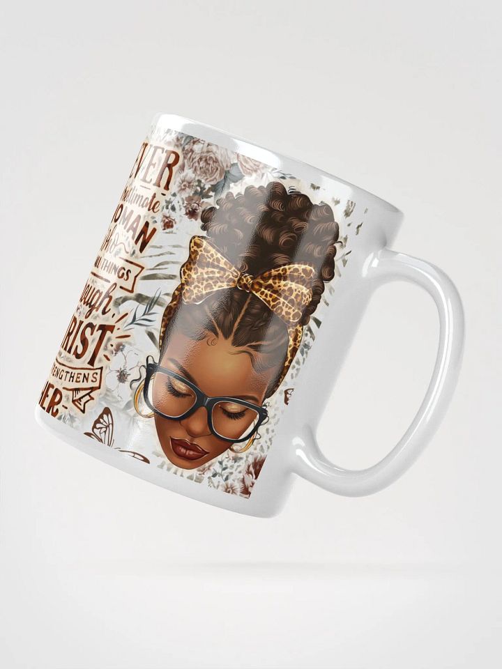 Bible Quote Christian Bible Verse Mug | Inspirational Scripture Coffee Mug | Faith-Based Gift | Melanin Woman Christian Mug | Religious Bible Quote Mug product image (6)
