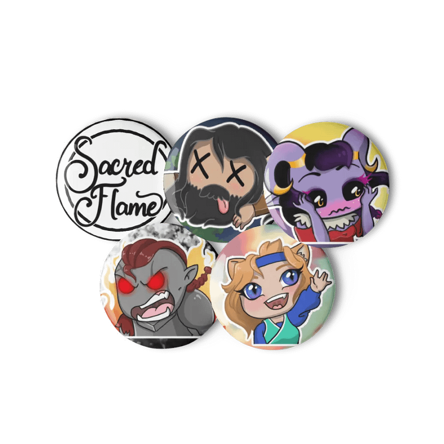 Main cast Emote Pins product image (11)
