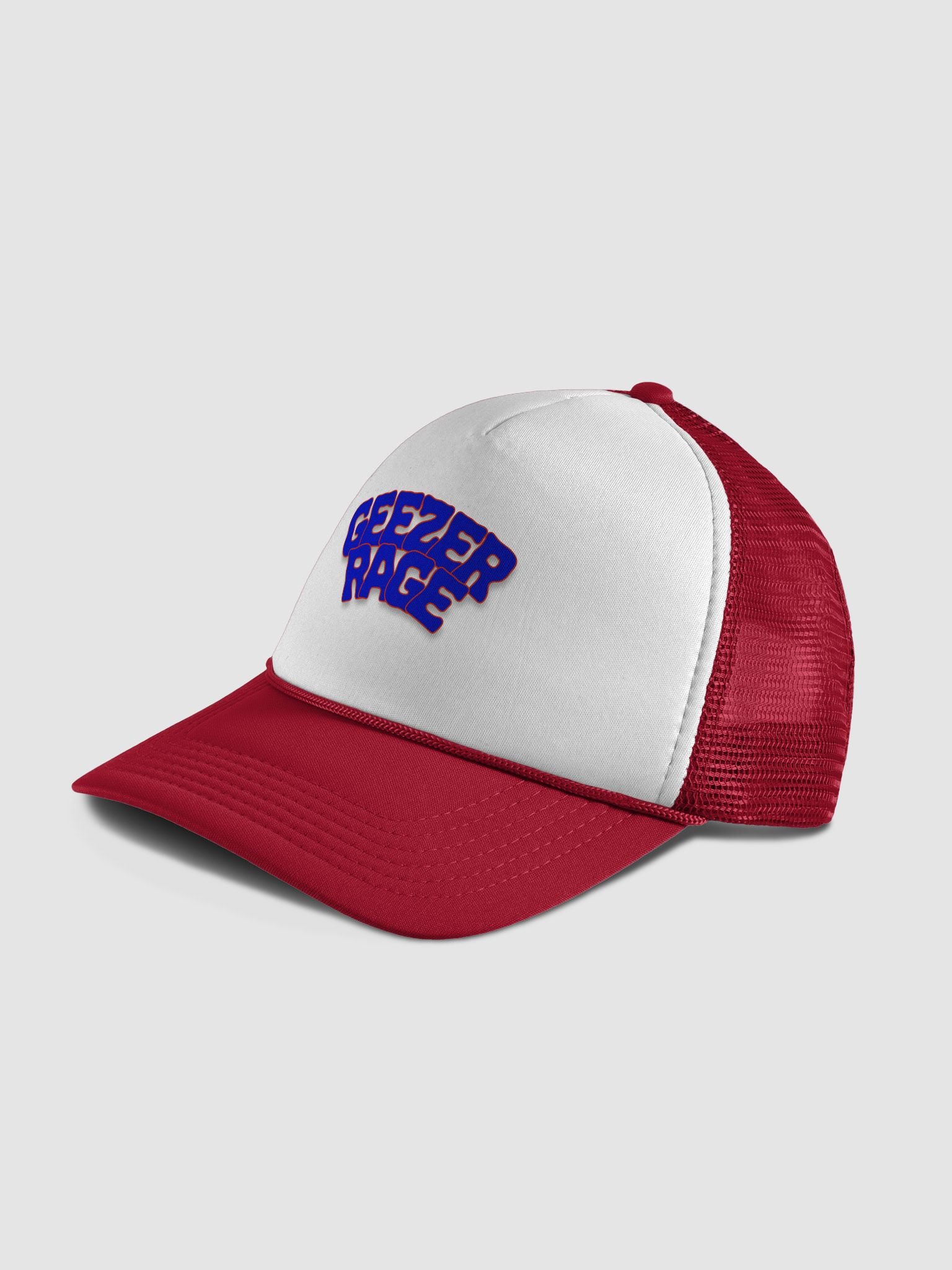 Geezer Rage Cap red & white product image (4)
