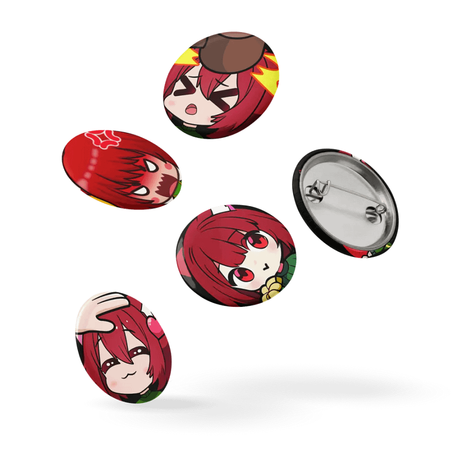 Legacy Neko Cyn - Emote Button Pins product image (5)