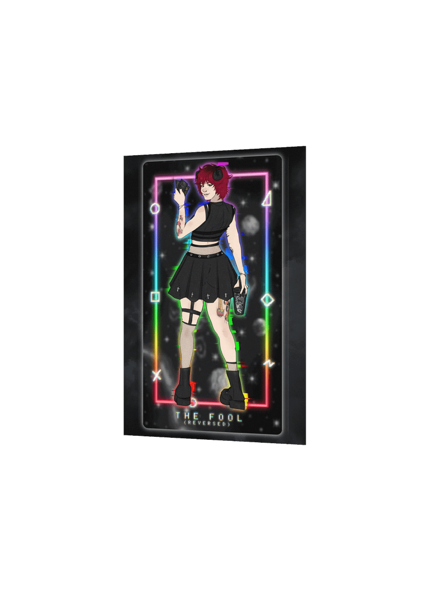 RAENBOU Reversed Fool Tarot Card Poster product image (2)