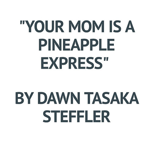 Just in time for the holiday, @dawnsteffler’s “Your Mom is a Pineapple Express” from Issue No. 2 of @altmilkmag. 

•
•
•
•
•
...