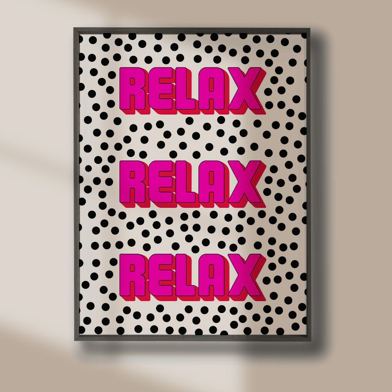 LOVE Pink Preppy Gallery Wall Set of 8 DIGITAL Prints product image (9)
