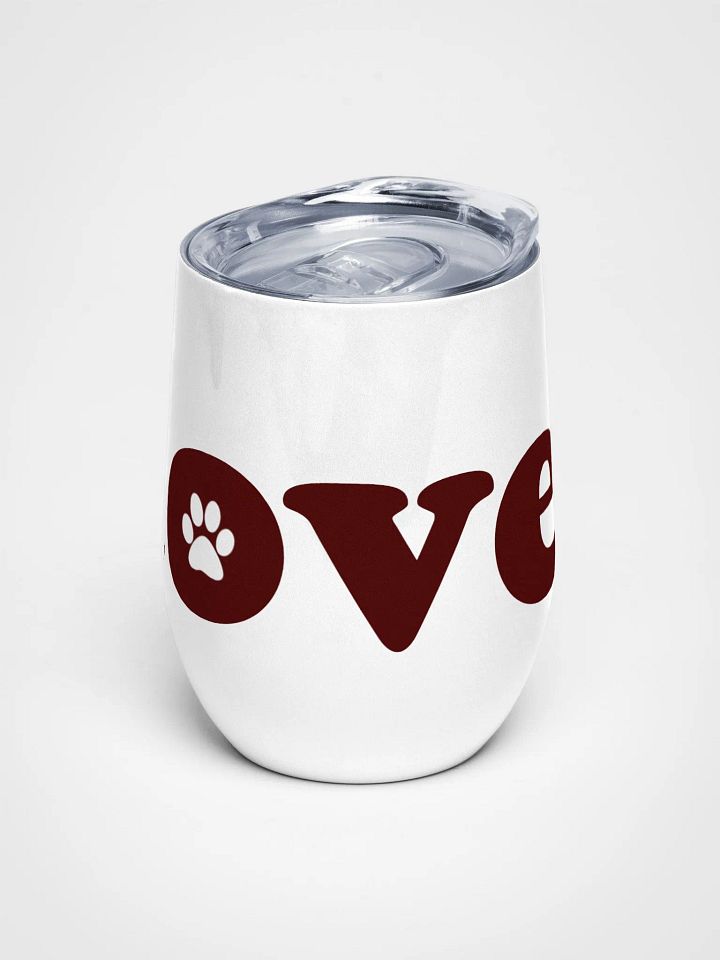 LOVE. / Dog Lover Wine Tumbler product image (2)