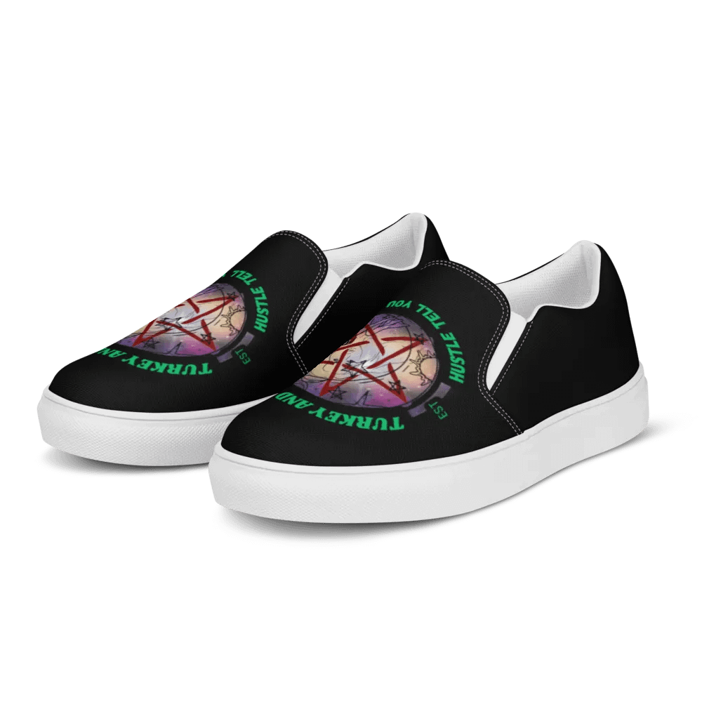 Mystic Pentagram Women's Slip-On Shoes product image (3)