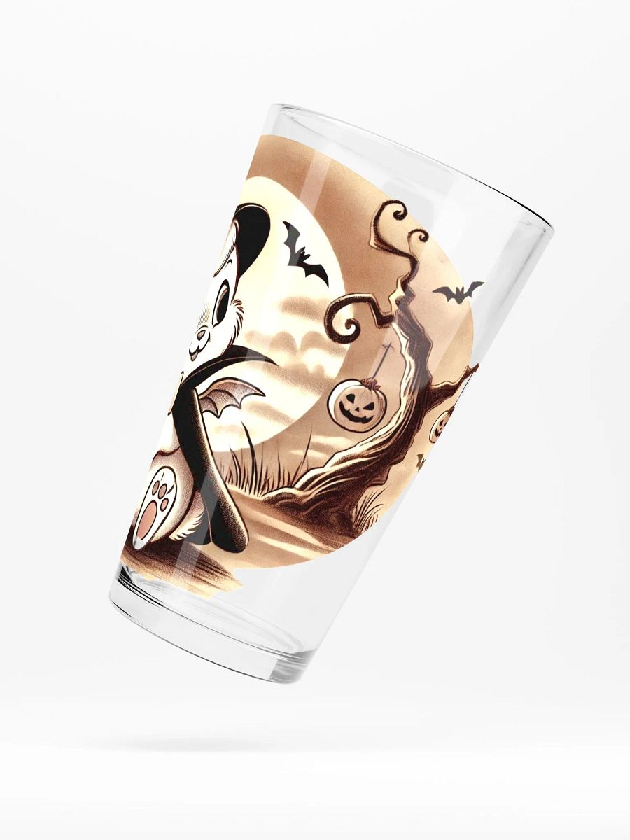 Vampire Bunny Halloween 16 oz Glass product image (5)