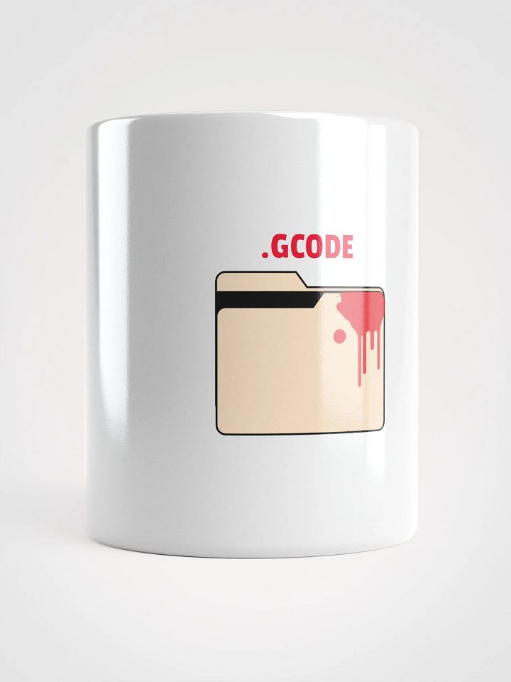 .GCODE White Coffee Mug product image (1)