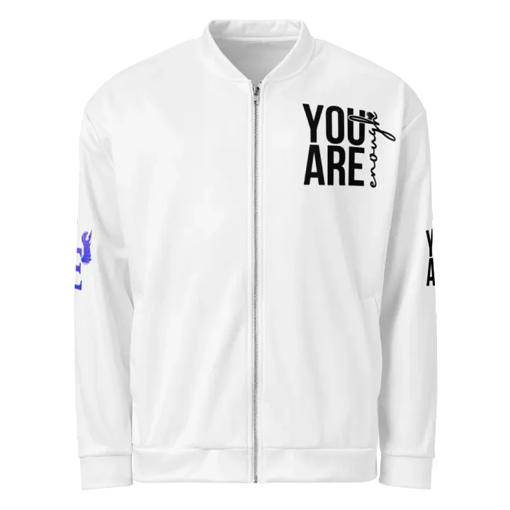 You are enough Gen 2: Thread of Destiny All-Over Print Bomber Jacket product image (1)