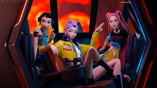 Okay Fortnite might occasionally be cringe, but other times it's actually peak #tombraider #laracroft #kpopdemonhunters #hunt...