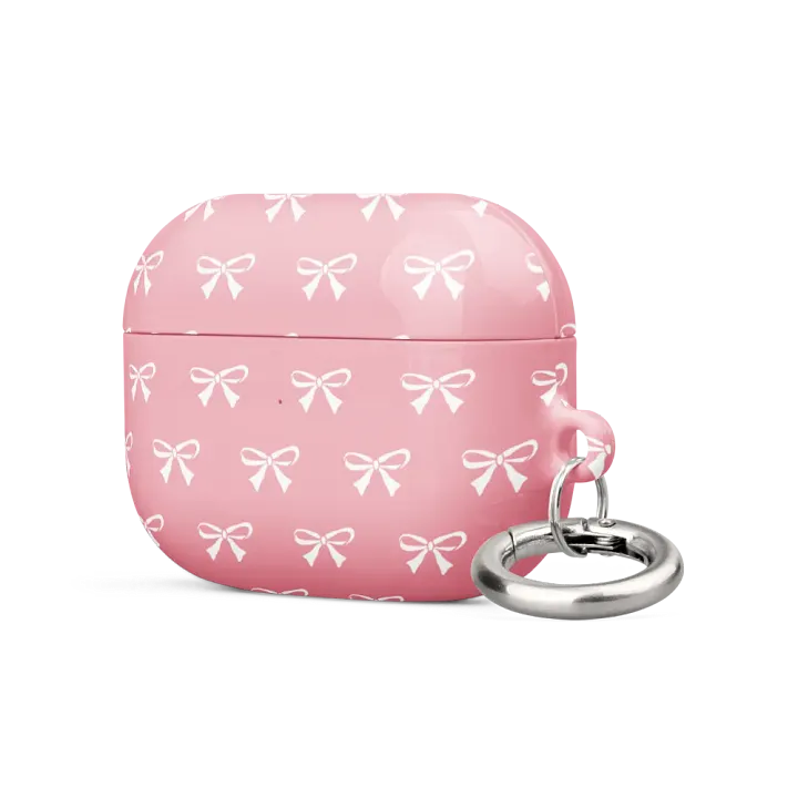 Light Summer Pink Bow Case for AirPods product image (2)