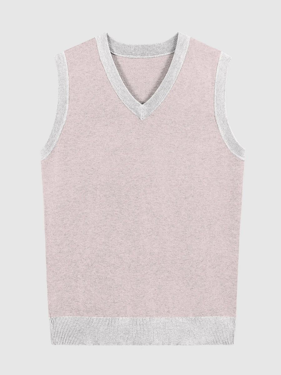 KawaiKitten Pink Kitty V- Neck Vest product image (2)
