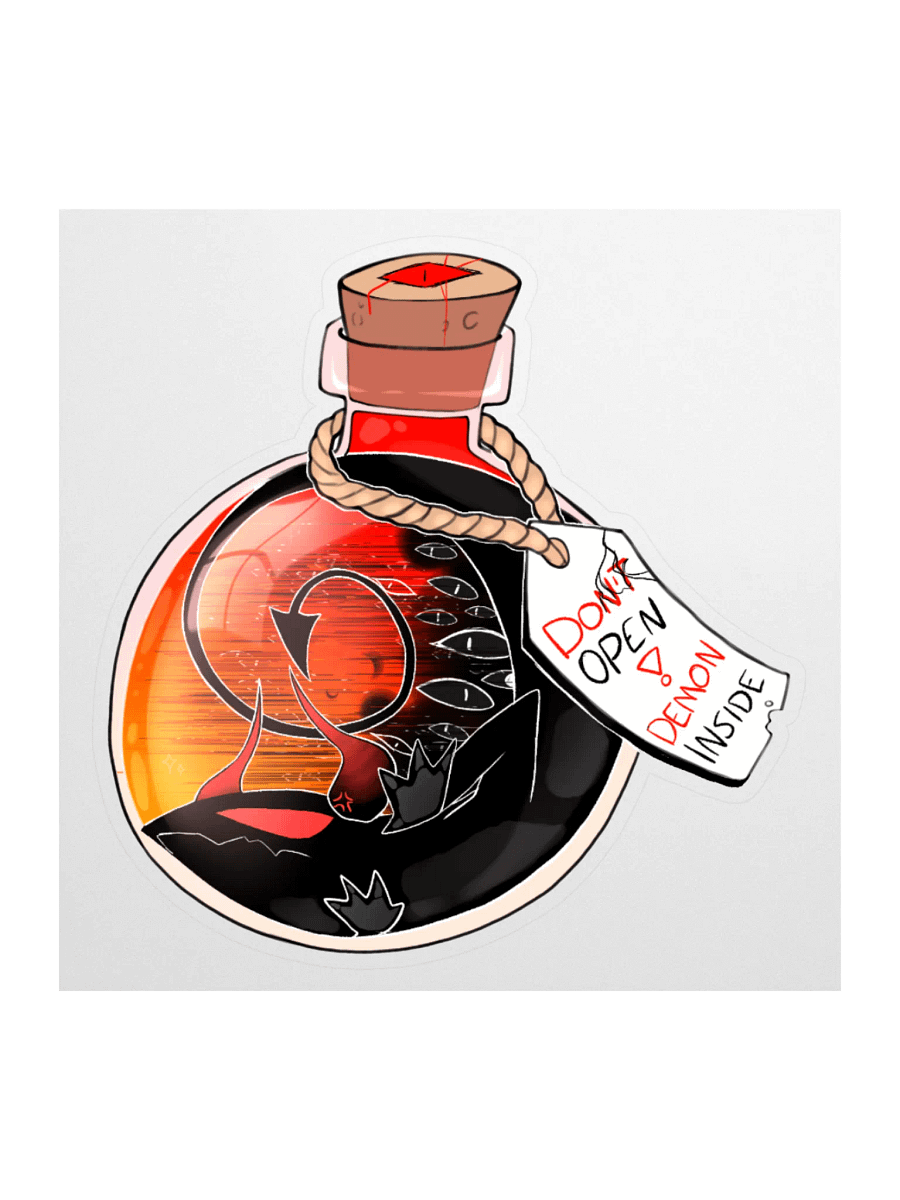 Demon in a bottle Sticker product image (2)
