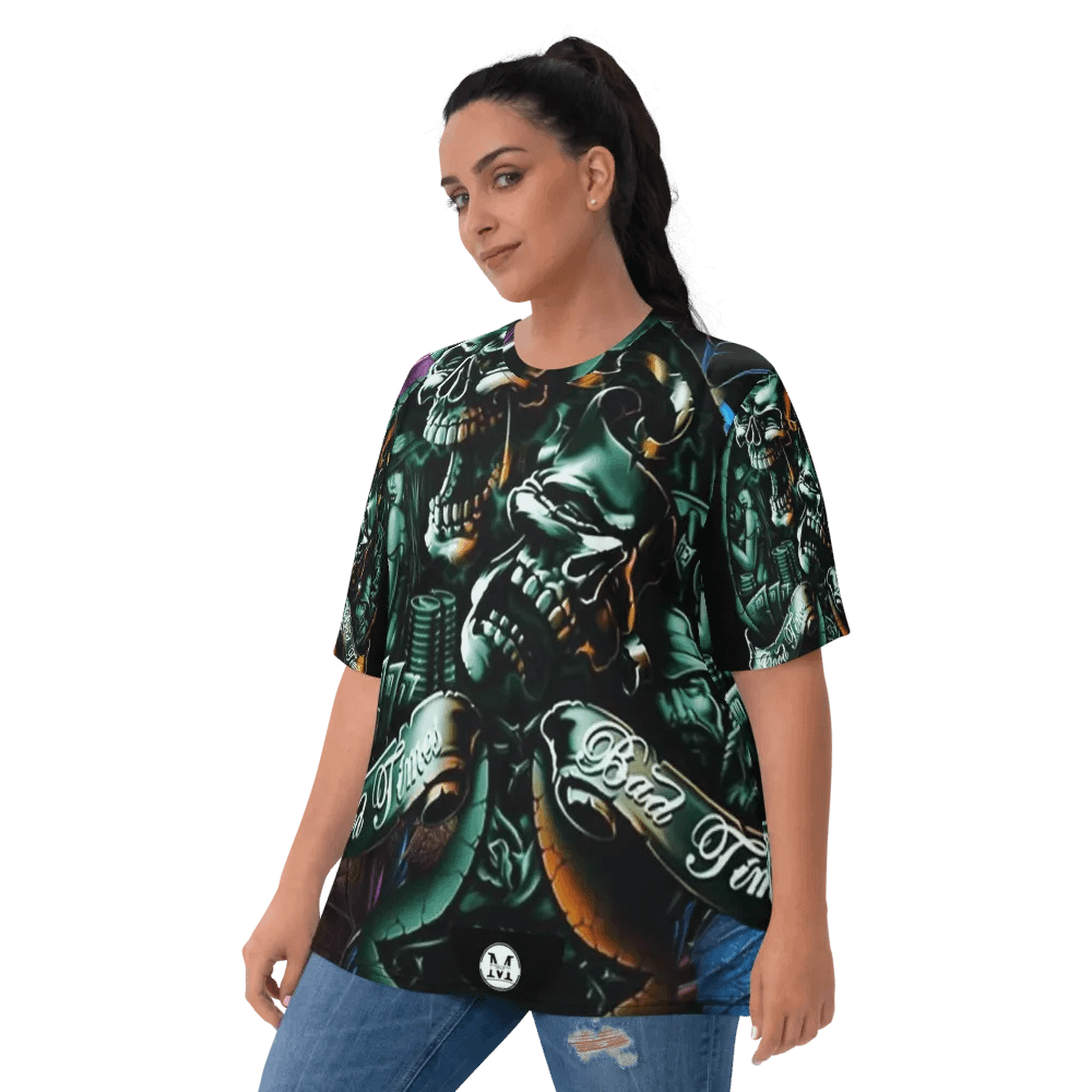 LowRider Smile Now Cry Later Women's Crew Neck T-Shirt product image (9)