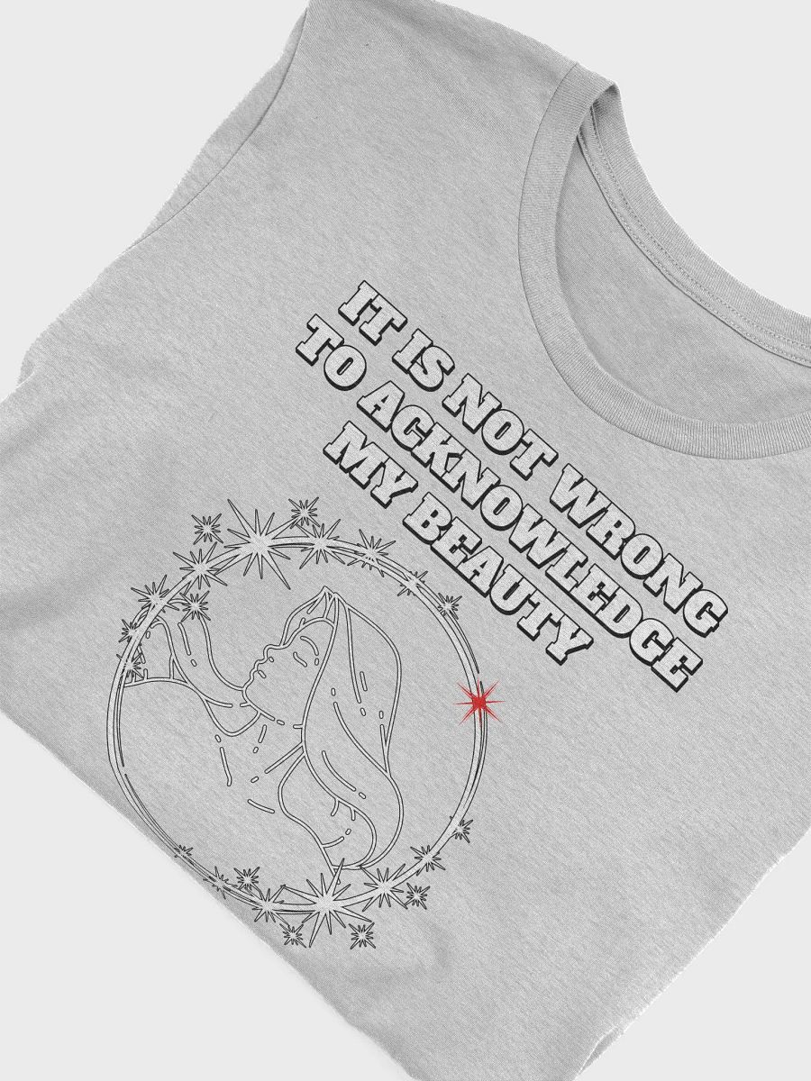 It Is Not Wrong To Acknowledge My Beauty - Funny T-shirt product image (27)