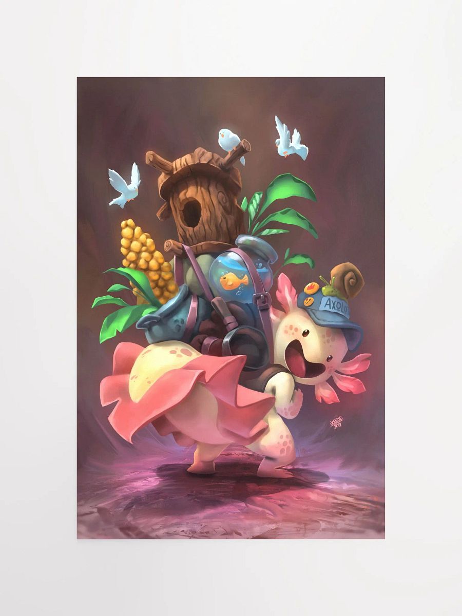 Axolotl Adventurer - Print product image (12)