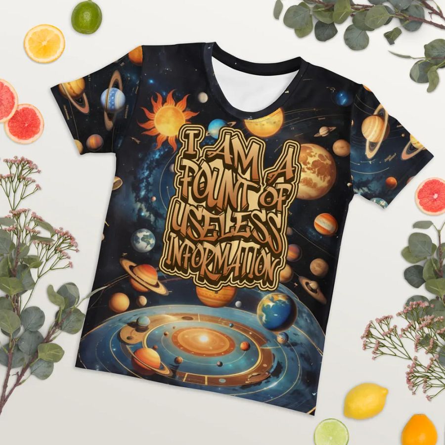 Funny Fount of Useless Information All Over Print T-shirt product image (9)