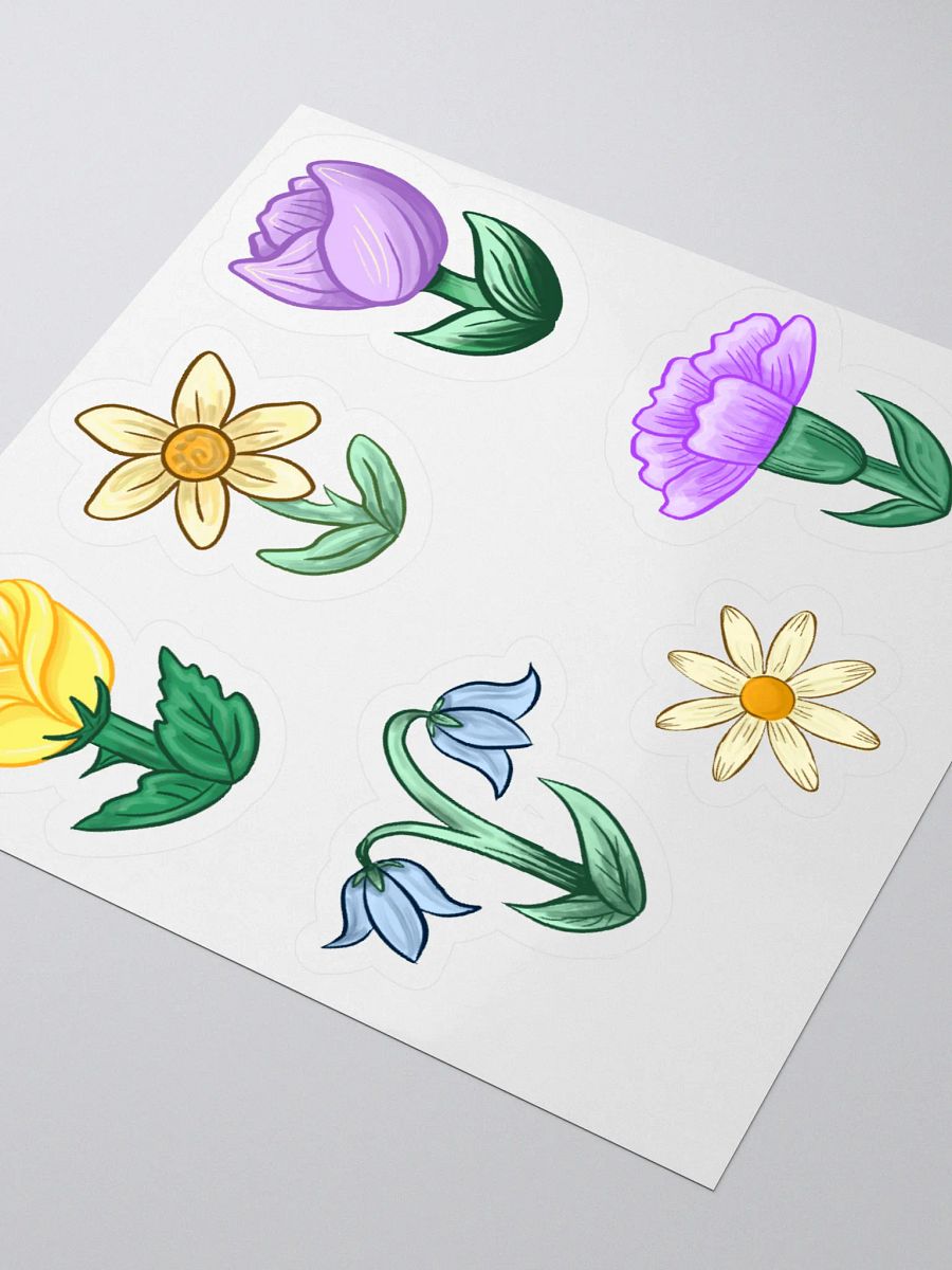 Wildflower Kiss Cut Sticker Set product image (3)