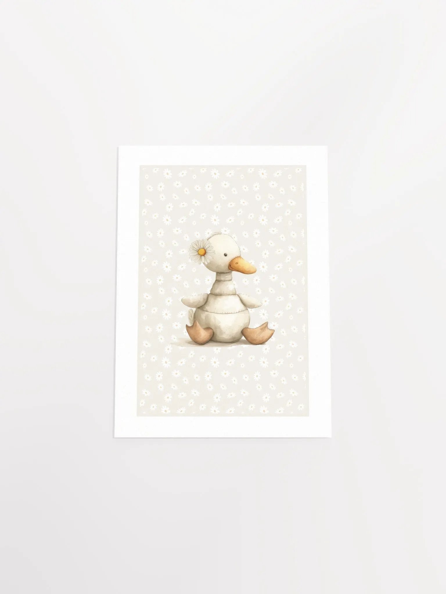 Boho Daisy and Goose Nursery Print product image (5)