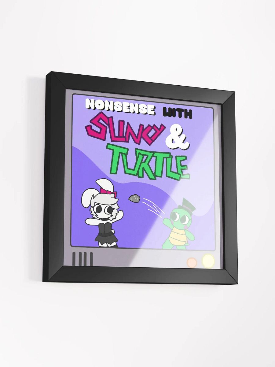 Nonsense with Slinky & Turtle Cover Framed Print product image (6)