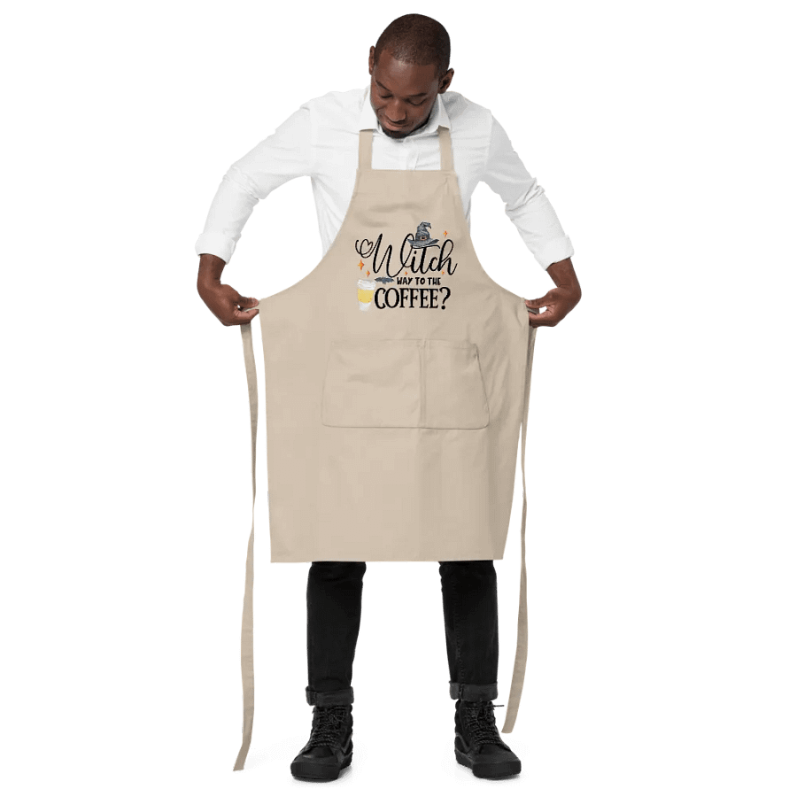 Witch Way to The Coffee APRON - Witchy, Kitchen Witch, Magic Kitchen Gift product image (3)