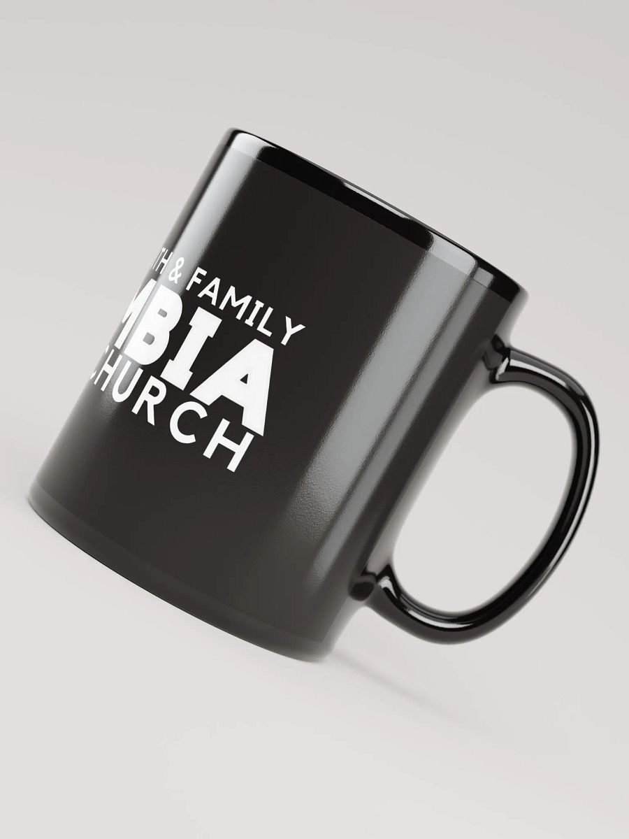A Place for Faith & Family Black Mug product image (7)