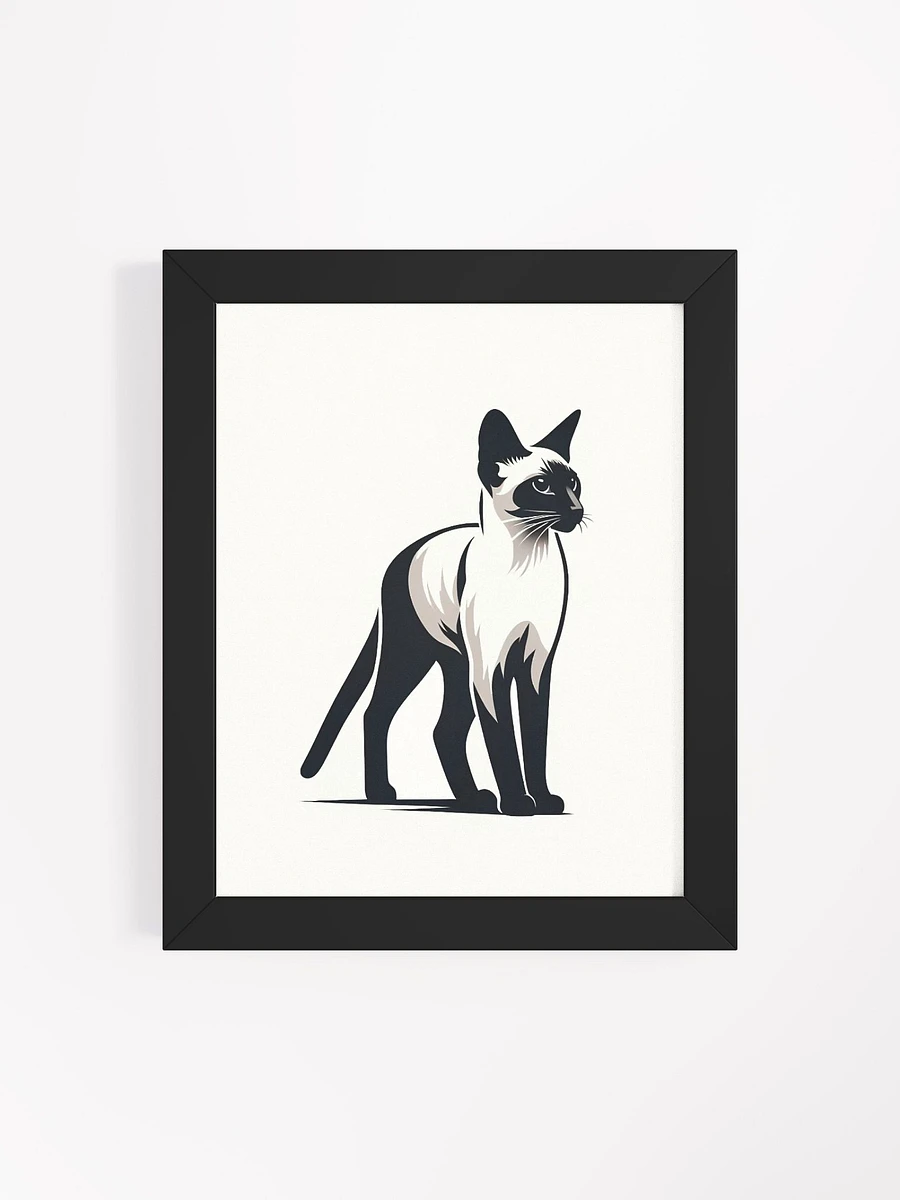 Framed High-Quality Matte Poster (in): Siamese product image (128)