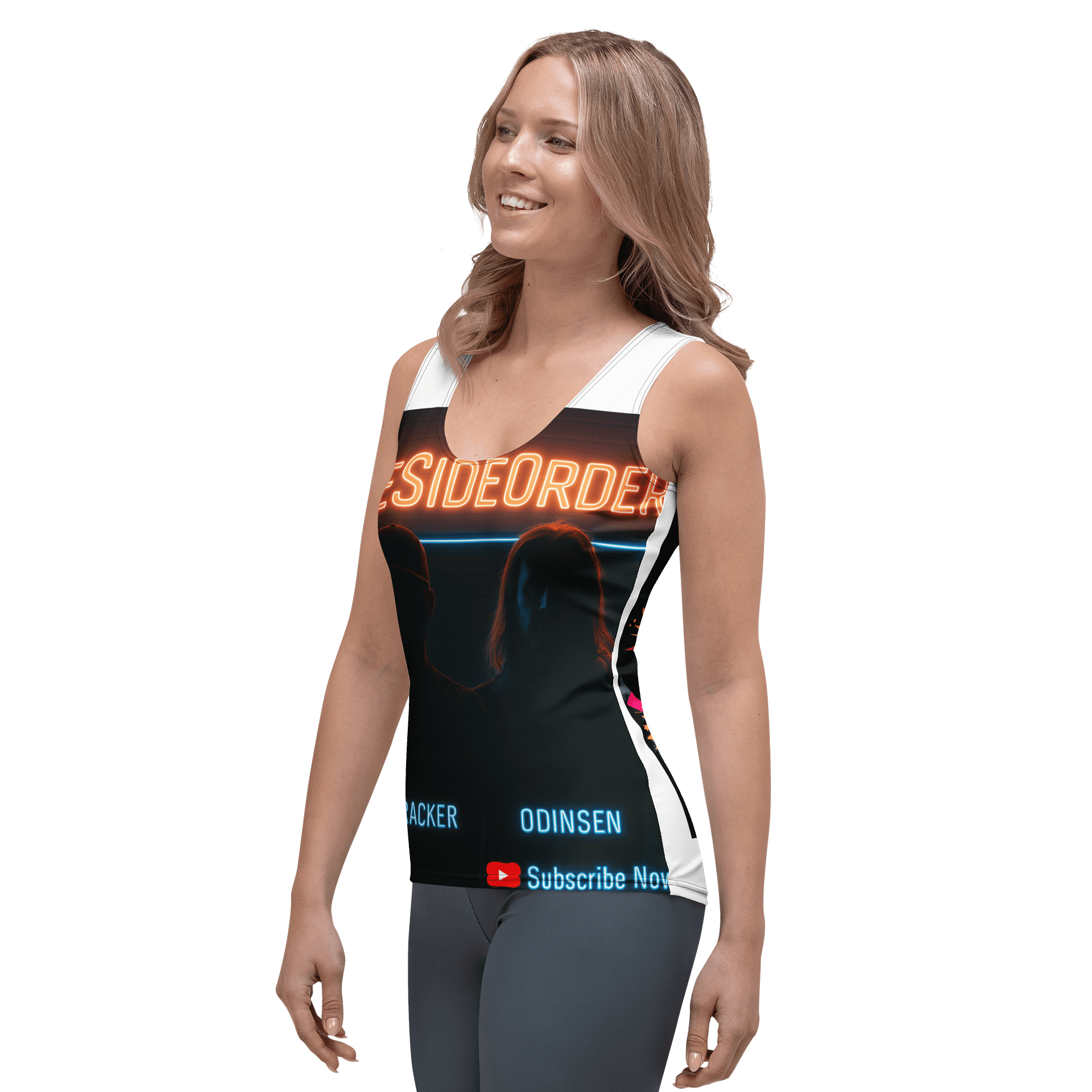 Neon Silhouettes All-Over Tank Top product image (3)