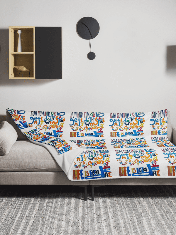 Row Row Row Your Boat Throw product image (3)
