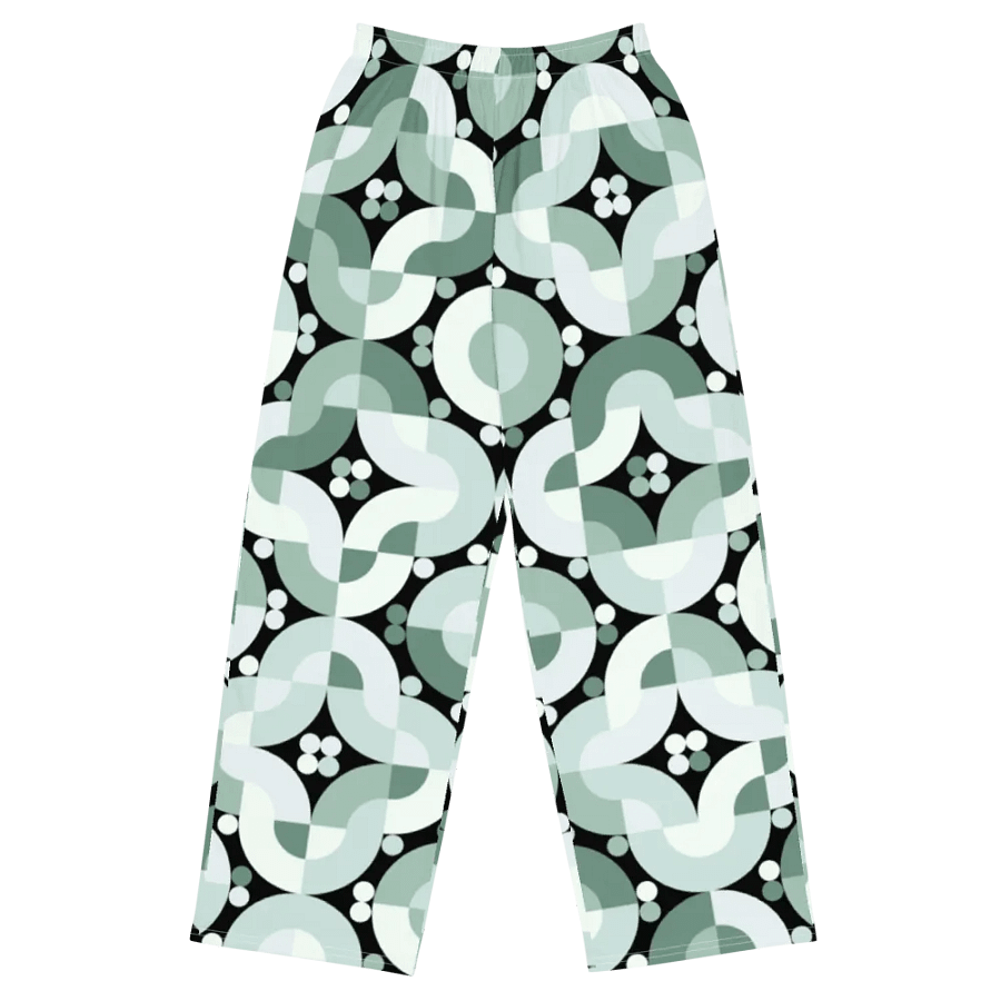 BUIII Retro Harmony: Mint Oasis Wide-Leg Pants product image (1)