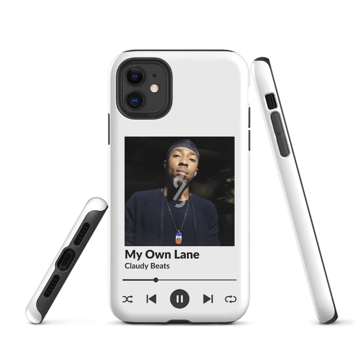 CLAUDY BEATS MY OWN LANE IPHONE® TOUGH CASE product image (1)