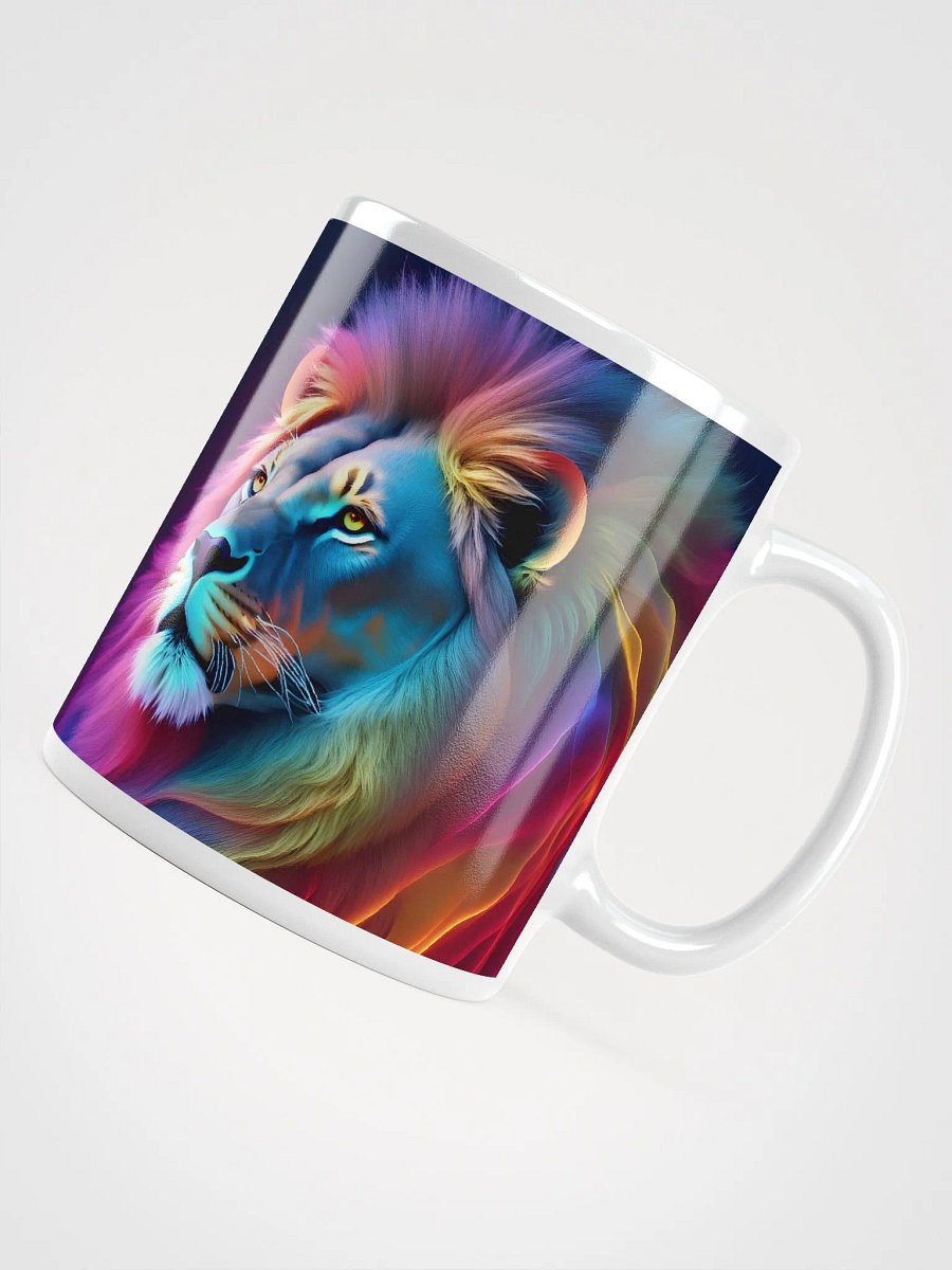 Neon Lion Symmetry Mug product image (7)