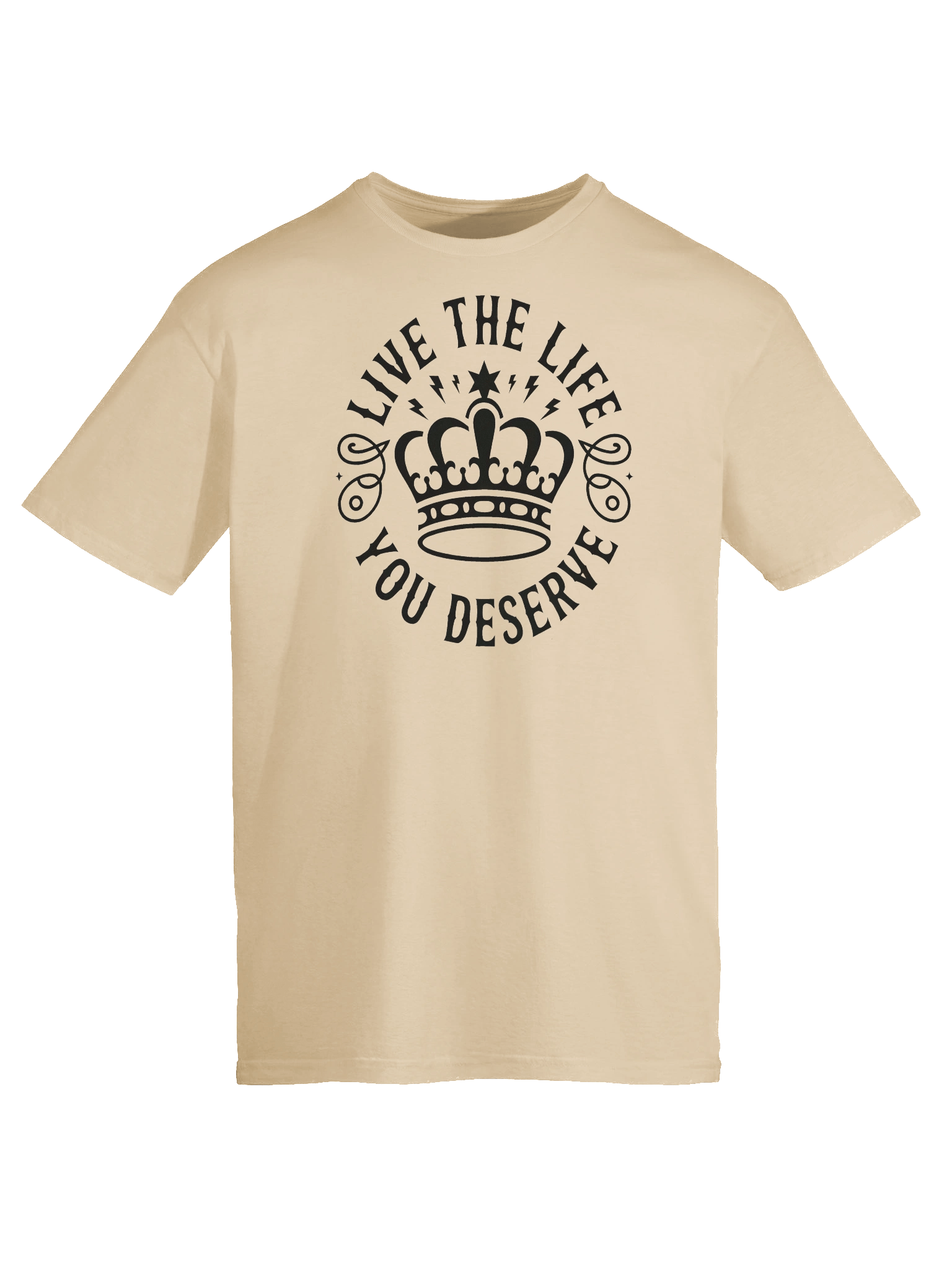 LIVE THE LIFE YOU DESERVE Graphic T-Shirt Onyx product image (8)