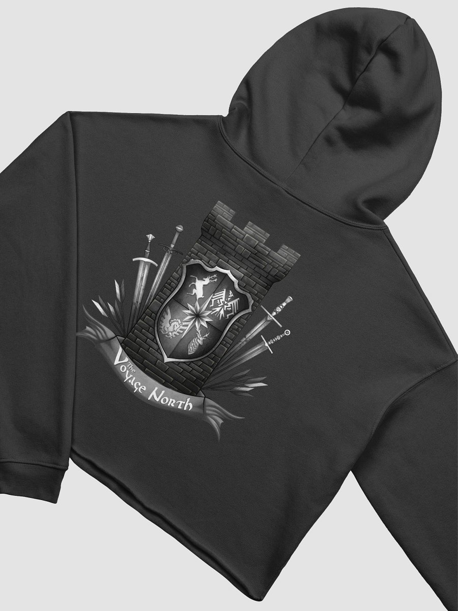 Crop Hoodie Back Design/ Greyscale logo 2025 Exclusive product image (1)