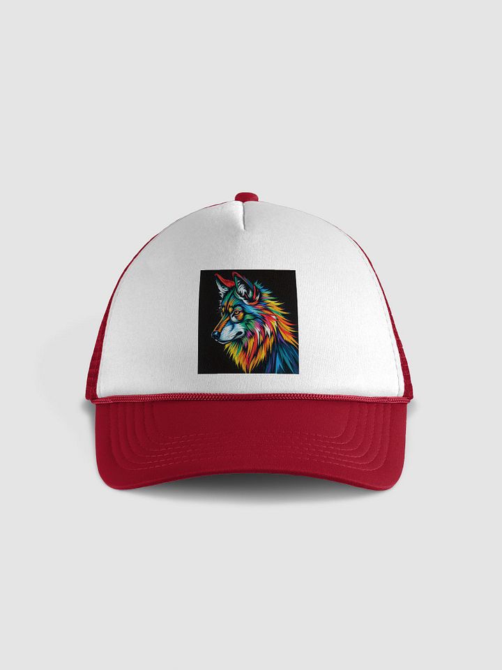 Vibrant Wolf Foam Trucker Hat product image (1)