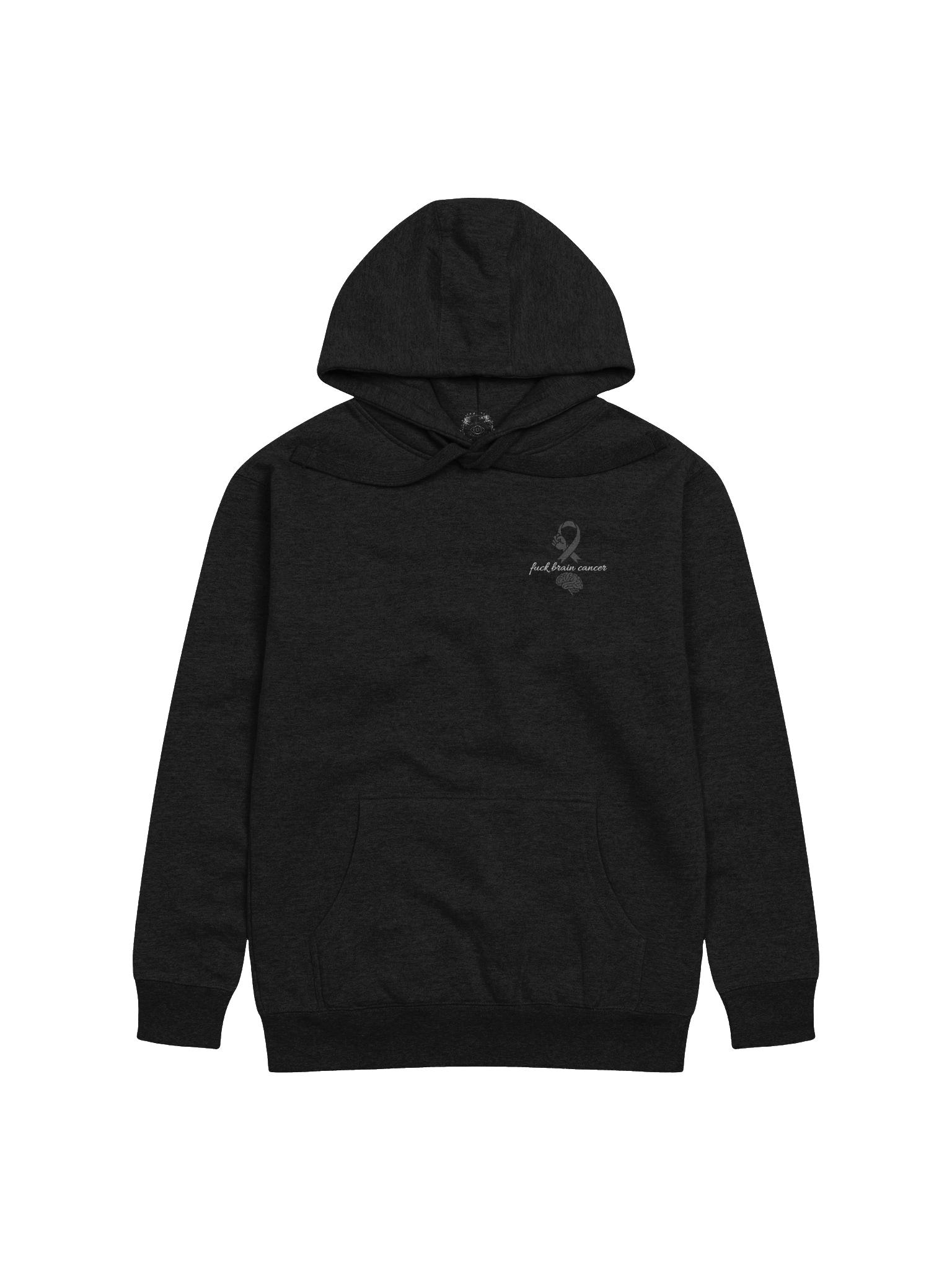 Fuck brain cancer cotton hoodie product image (1)
