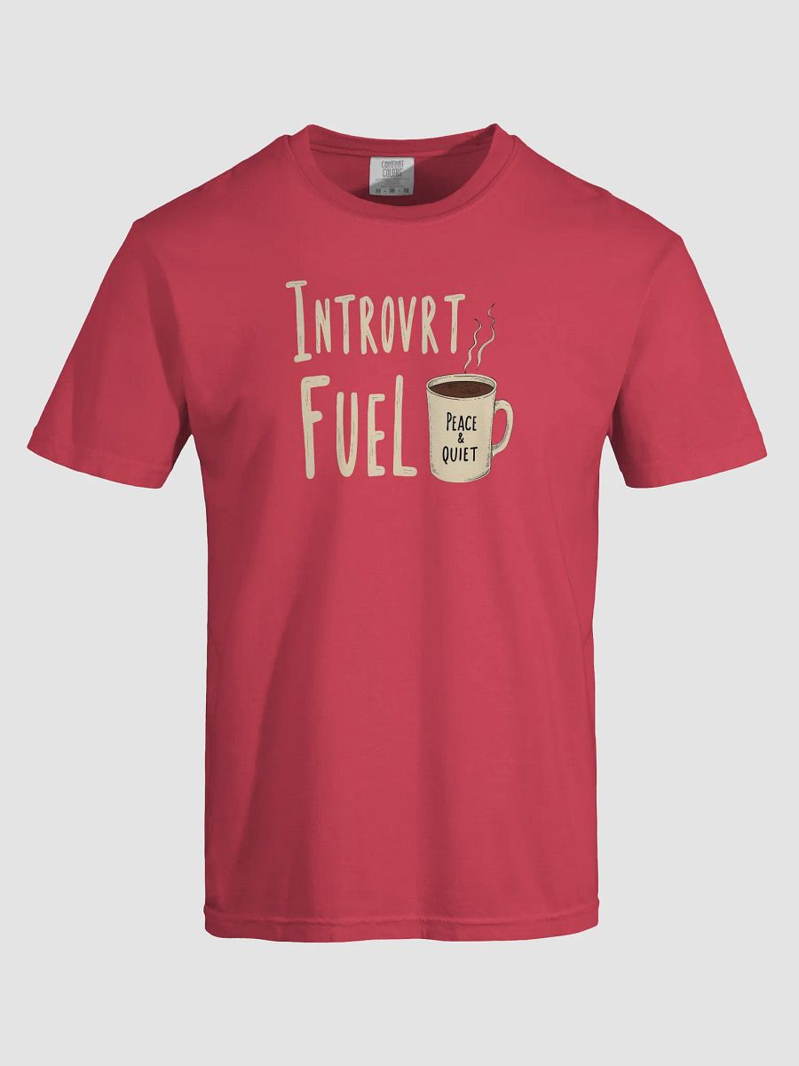 Introvert Fuel Coffee Cup T-Shirt product image (5)