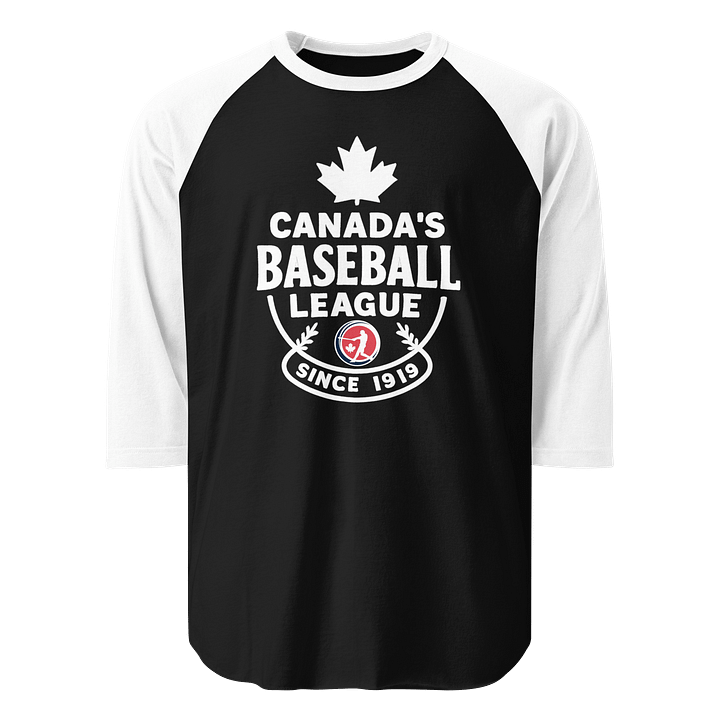Canada's Baseball League 3/4 Tee - Circle Logo product image (1)