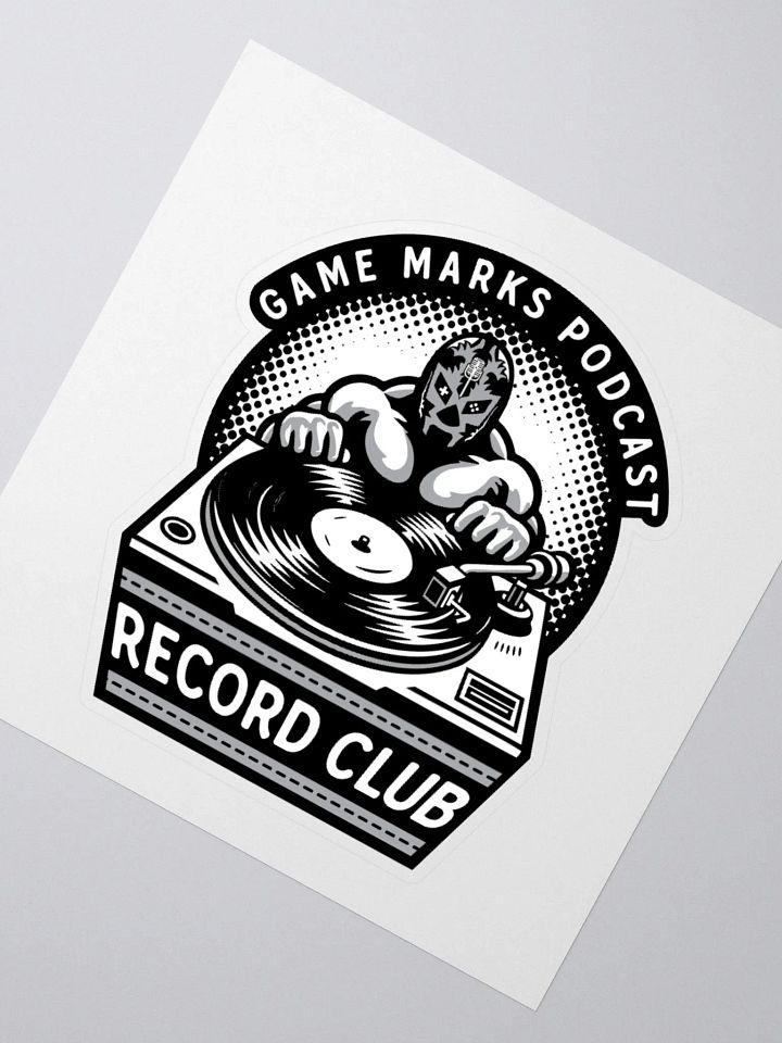 Game Marks Podcast Record Club Sticker product image (5)