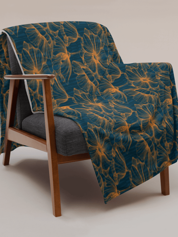 Dark Romantic Floral | Throw Blanket product image (1)