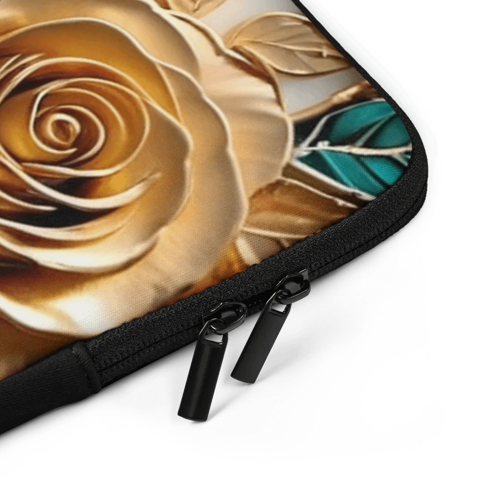 Golden Rose Luxe Laptop Sleeve product image (5)